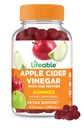 Lifeable Apple Cider Vinegar Gummies with Mother | 1000 mg | Gelişmiş ACV for Detox & Cleansing, Supports Metabolism, Digestion, & Energy | 60 Gummies for Kilo Kaybı ve Belly Fat