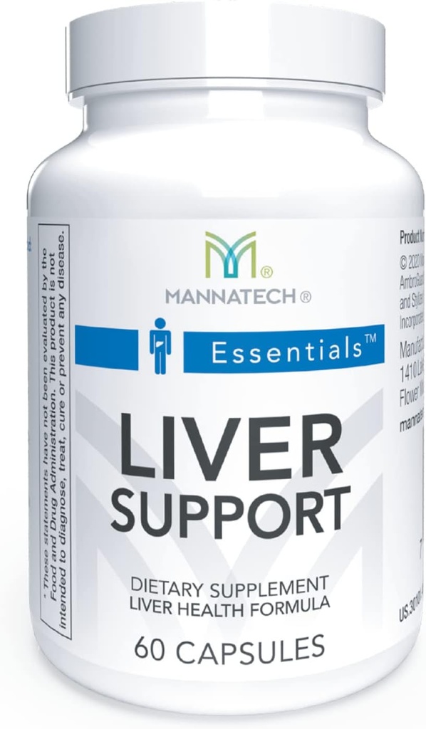 Mannatech Inositol ile Liver Supplement, Dandelion Root, Licorice Root, Milk Thistle, Turmeric Extract & Aloe Vera Extract - Liver Function için Liver Cleanse - Liver Support 60 Capsules