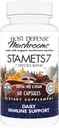 Host Defense Stamets 7-7 Tür Mix - Mushroom Supplement for Immune Support - Royal Sun Blazei, Cordyceps, Reishi, Maitake, Lion's Mane, Chaga & Mesima - 60 Capsules (30 Servisler)