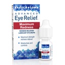 Bausch + Lomb Advanced Eye Reliver, Maximum Redness Reliever και Lubricant Eye Drops, Καταπραϋντικά & Ερεθισμένα Ξηρά Μάτια, Ενυδατώνει & Παρηγορίες, 0.5 Fl Oz (Pack of 6)