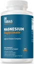 Dr. Tobias Magnesium Bisglycinate, Υψηλή Απορρόφηση Μαγνήσιο Σύμπλεγμα Χηλικών Χημικών Προϊόντων, 200 mg ανά καψάκιο, Υποστηρίζει την ενέργεια, τους μυς, τα οστά και την κοινή υγεία, συμπλήρωμα μαγνησίου μη ΓΤΟ, 120 κάψουλες