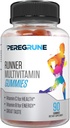 Çokvitamin Gummies - Vitaminler A, C, D, E ve B Kompleksi ile Koşu için Günlük Vitaminler - 50% Daha Az Şeker - Antioksis, Recovery, Endurance, and Energy Gummy – Certified Run Sup