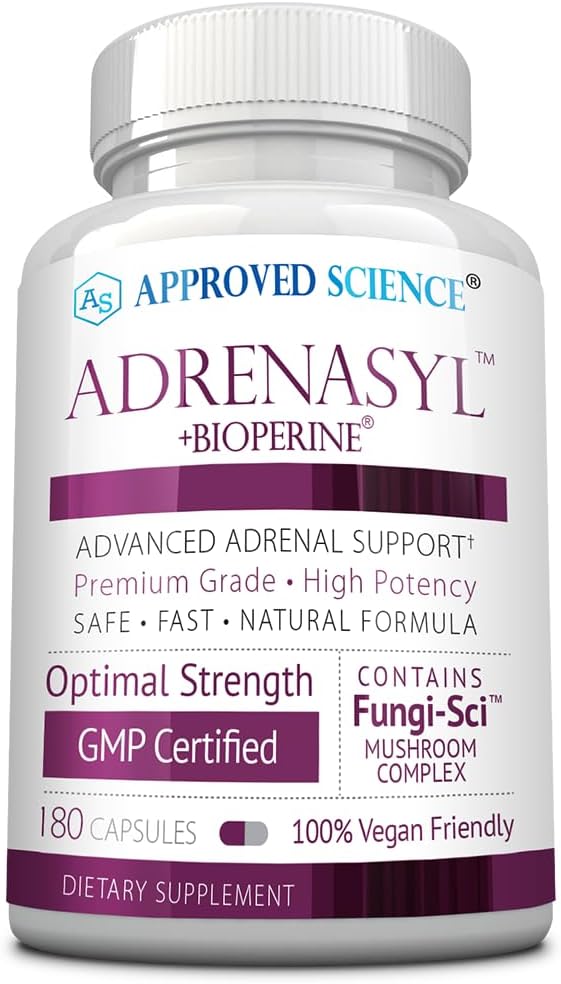 Onaylanmış Bilim Adrenasyl - Adrenal Gland Desteği - 180 Kont - 1 Paket