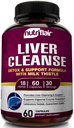 NutriFlair Liver Cleanse Detox & Repair Supplement with Milk Thistle, Turmeric, Dandelion, Artichoke Extract, Berberine HCL, Ginger - Liver Support and Liver Health, Non-GMO Pills, 60 Veggie Capsules