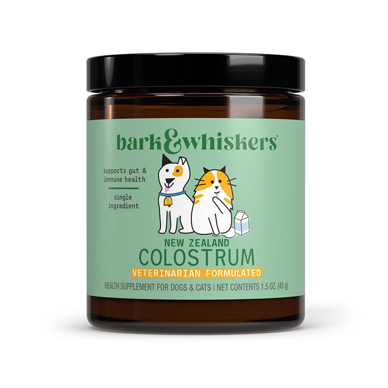 Dr. Mercola Bark & Whiskers New Zealand Colostrum, 90 Scoops, Supports Gut and Immune Health, Non-GMO