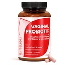 HerAure Vaginal Probiotics for Women - pH Balance, Healthy Vaginal Odor, Vaginal Flora, Yeast Balance, Women Probiotics and Prebiotics, Immune Support - Prebiotics & Lactobacillus Probiotic,60CT