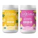 Ultima Replenisher Electrolyte Toz İçecek Mix Sche – Sugar Free – Lemonade ve Pink Lemonade, 90 Hizmet - Hydration Toz - 6 Key Electrolytes and Trace Minerals – Keto Friendly, Non-GMOMO