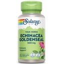 SOLARAY Echinacea Goldenseal - Ισχυρό μείγμα δύο βοτανικών συμπληρωμάτων για την υποστήριξη της ευεξίας - 250mg ρίζα Ea Echinacea και Goldenseal Root - μη ΓΤΟ, Vegan, χωρίς γλουτένη, 60-ημέρα εγγύηση, 100 υπηρεσίες