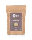 Yupik Organic Whole Husk Psyllium 8.8 Oz (πακέτο του 6), 95% καθαρότητα, διαλυτές ίνες, USDA Certified, μη-GMO, Kosher, χωρίς γλουτένη, χωρίς ζάχαρη & λίπος, χωρίς γεύση, φυτικής βάσης