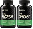 Optimum Nutrition Muscle Recovery and Endurance Supplement for Men and Women,Zinc-and Magnesium Supplement,180 Count (Pack of 2)