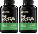 Optimum Nutrition Muscle Recovery and Endurance Supplement for Men and Women,Zinc-and Magnesium Supplement,180 Count (Pack of 2)
