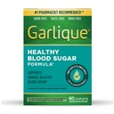 Garlique Garlic Extract Supplement, Healthy Blood Sugar Formula, Blood Sugar Support, 6000 mcg allicin, Odorless & Vegan, 60 Caplets