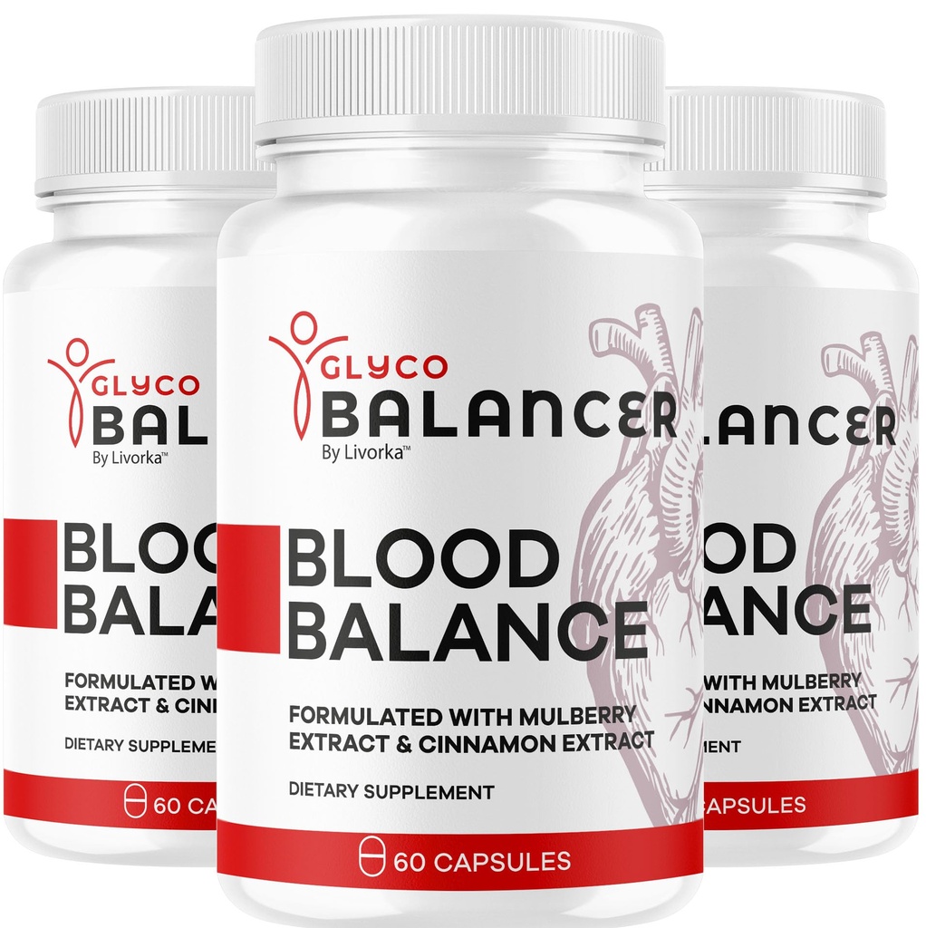(3 Pack) Glyco Balancer Capsules - Official GlycoBalancer Supplement Support Pills Advanced Formula All Natural Premium Ingredinets for Health Support Vitamins and Wellness, 180 Capsules for 3 Months