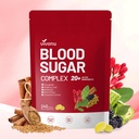 VivoNu Blood Sugar Complex Supplement | Advanced Formula with 20 Herbs and Vitamins with Cinnamon, Turmeric, Black Pepper, Licorice and More, Vegan, Non-GMO, Gluten-Free
