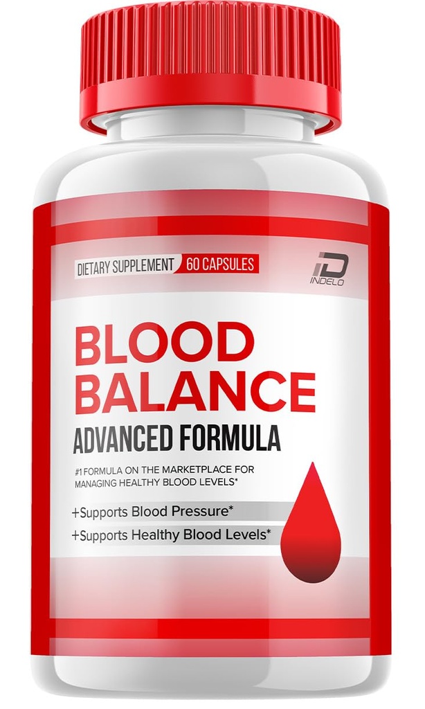Blood Balance Capsules, BloodBalance Advanced Supplement, All Natural Formula to Maintain Healthy Levels, Maximum Strength Daily Formula, Blood Balance Reviews (1 Pack - 60 Capsules)