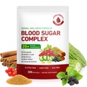 Blood Sugar Complex Support – 20+ Herbal Ingredients with Cinnamon, Berberine, Bitter Melon & Mulberry Leaf – Metabolism & Energy Wellness Formula – 300 Capsules (100-Day Supply)