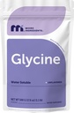Micro Ingredients Glycine Powder, 500 g (1.1 Pounds), Glycine 1000mg Per Serving, Water Soluble