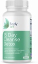 Τέχνη σώματος 15 Ημέρα Cleanse Detox Colon – Φυσικές κάψουλες για την Digestive Υγεία – Απαλή υποστήριξη για άνδρες και γυναίκες – 30 κόμης