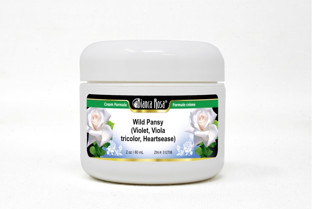 Bianca Rosa Wild Pansy (Violet, Viola tricolor, Heartsease) Cream (2 oz, ZIN: 512706)
