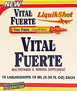 Liquid Shot Dietary Supplement 10 Units - Suplemento Multivitaminico (Pack of 1)