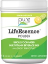 Pure Essence Labs LifeEssence Multivitamin Toz for Men and Women, Natural Herbal Supplement with Vitamin D3, B12, and Biotin, Energating Whole Food Based Toz Mix, 7.3 ozz