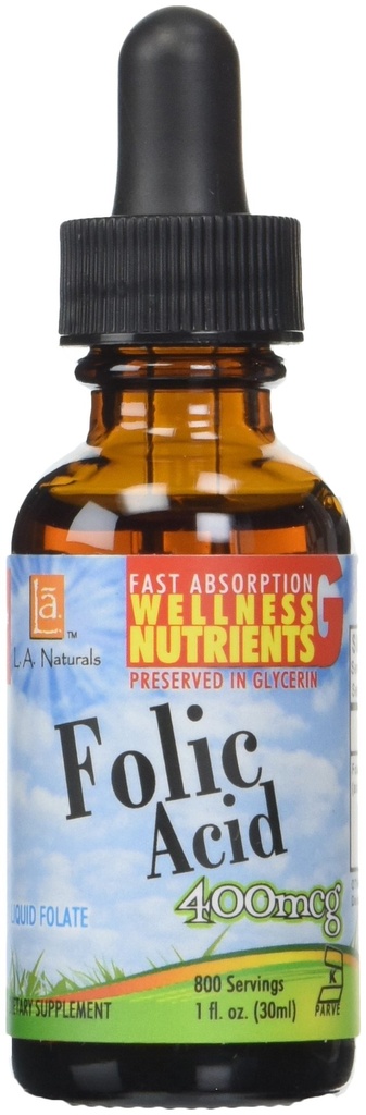 Liquid Folic Acid Drops, 0.02 Pound