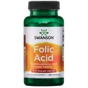 Swanson Folic Acid 800 mcg (1Vitamin 335 mcg Dfe Folate) 250 Capsules