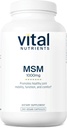Ζωτικά θρεπτικά συστατικά - MSM 1000 mg - Φυσική μορφή οργανικού θειούχου - 240 κάψουλες