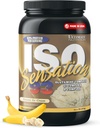 Ultimate Nutrition Whey Protein Isolate Powder with Glutamine Complex, ISO Sensation 93 - Whey Protein Powder with Added Colostrum for Enhanced Recovery, Immunity & Gut Health - Banana, 2lbs