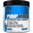 EVL PumpMode Nitric Oxide Supplement - Nitric Oxide Booster Pump Pre Workout Powder with Glycerol and Betaine for Muscle Recovery Growth and Endurance - Stim Free Pre Processing Drink (Blue Raz)