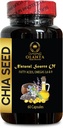 σπόροι chia χωρίς γλουτένη - CHIA SEED - έλαιο σπόρων chia, συμπληρώματα διατροφής άλφα λιποϊκού οξέος, αντιοξειδωτικά συμπληρώματα για τις γυναίκες, χάπια ανοσοενίσχυσης, λευκοί σπόροι chia - 1 φιάλη 60 Softgels