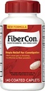 IberCon fiber Therapy Επικαλυμμένες Caplets, Ασφαλείς, Απλές και Άνετα Αδιάλυτες Ίνες για Bowel Ανωμαλία, Άνετη Δυσκοιλιότητα Ανακούφιση με Χωρίς Αέριο ή Ανέπνευση, 140 Caplets