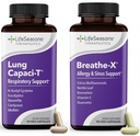 Yaşam Sezonları Lung Capaci-T ile Nefes Altır - Antivirüs & Respiratory Desteği - Hızlı Sinus Yardımı - Oksijen Kapasitesini Arttırıyor ve Mucus'u Azıyor - 180 Capsules