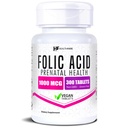 Healthfare Folic Acid 1000mcg | 300 Veg Tabletler | Vitamin B9 | Gluten-Free | Non-GMO | Made in USA