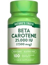 Nature's Truth Beta Carotene 25000 IU Softgels | 100 Count | Vitamin A Supplement | Non-GMO and Gluten Free