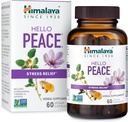 Himalaya Merhaba Barış - Ashwagandha ve Turmeric for Normal Cortisol ve Adrenal Destek - Vegan, Non-GMO, Gluten Free, 60 Capsules