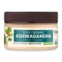 Himalaya Organic Ashwagandha Powder, 45 Day Supply - Βότανο Adrenal Υποστήριξη για την ανακούφιση από το στρες, την ενεργειακή υποστήριξη και την περιστασιακή αϋπνία - USDA Organic, Non-GMO, Vegan, Gluten Free, Flavorless 4 oz
