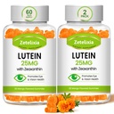 Lutein Gummies 25 mg - Eye Vitamins Lutein & Zeaxanthin Eye Health Supplements for Yetişkinler,Sugar Free Eye Health Gummies Supplement - Support Vision,Macular, Blue Light Filter (120 Count)