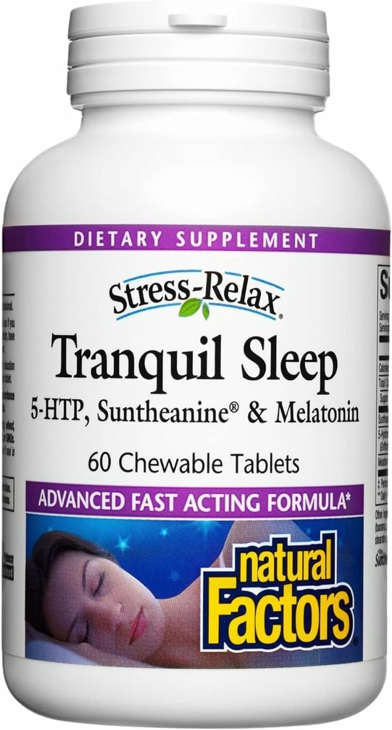 Φυσικοί Παράγοντες - Strress- Relax Tranquil Sleep - 60 Μασώμενα δισκία