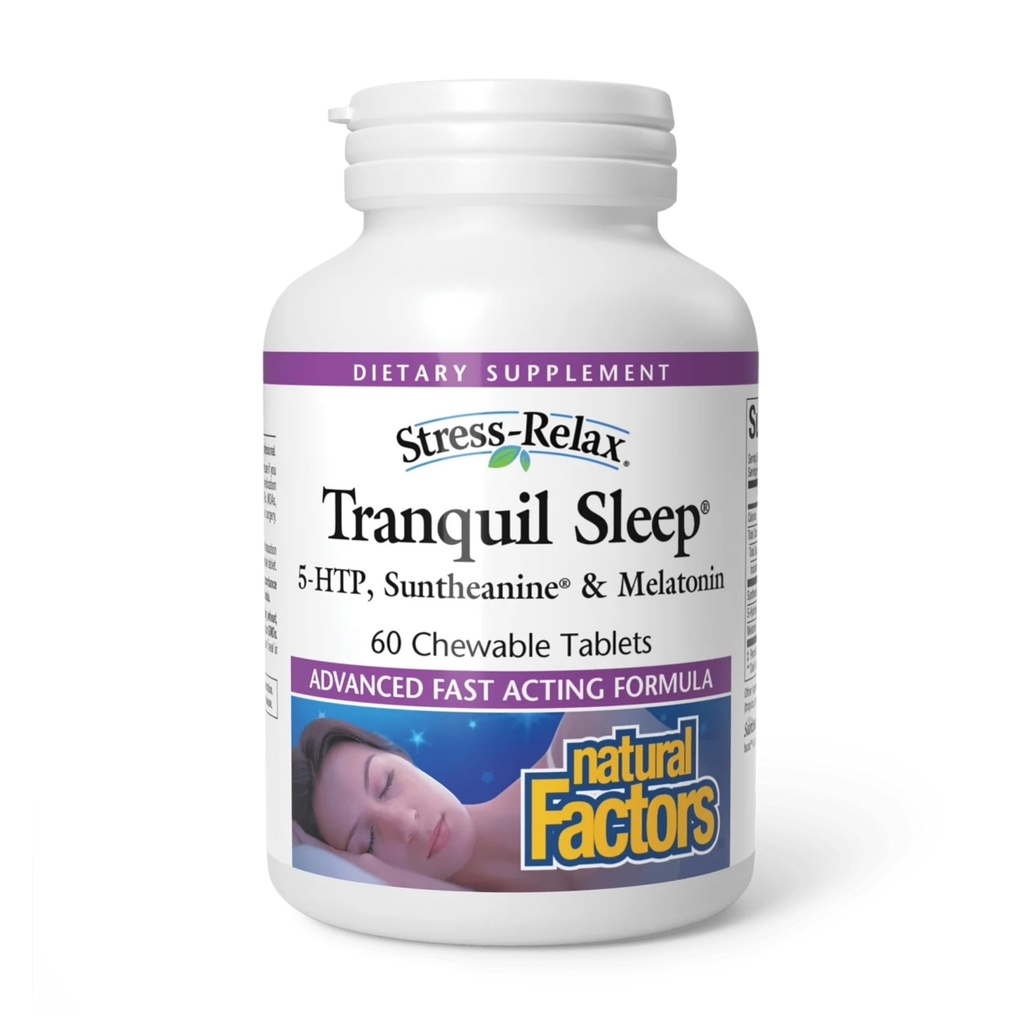 Doğal Faktörler - Stres-Relax Tranquil Sleep - 60 Chewable Tabletler