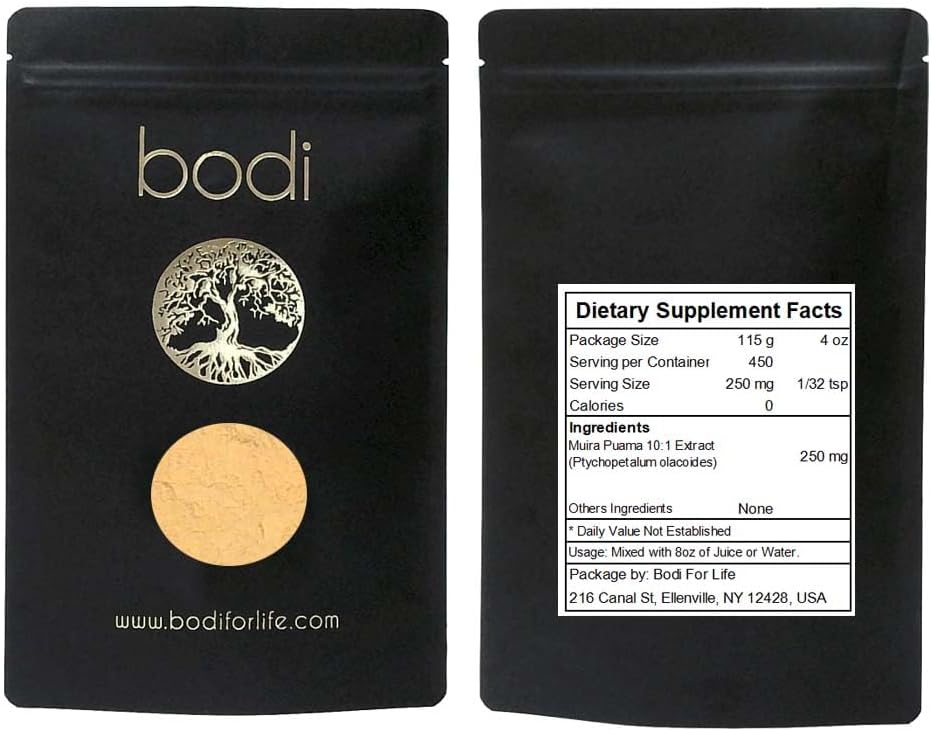 Vücut: Muira Puama Toz | 4oz to 5lb | 100% Pure Natural Hand Crafted (4 oz)