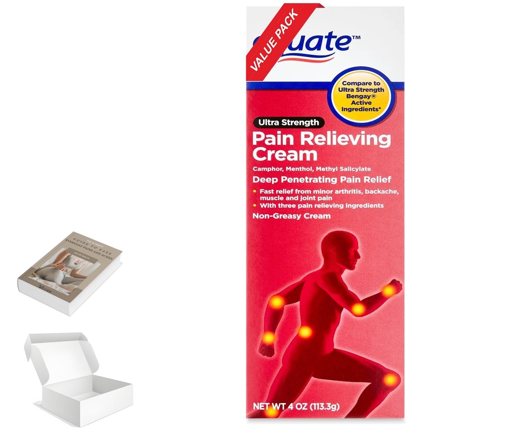 Equate Ultra Strength Pain Relieving Cream, Equate Ultra Strength Pain Relieving Cream Muscle Rub, 4 oz