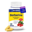 Enzymedica Berberine HCl Supplement 510 mg - Berberine Capsules for Men & Women, Natural Metabolic Health Support, Vegan, Gluten Free, Non-GMO - 60 Targeted Release Caps