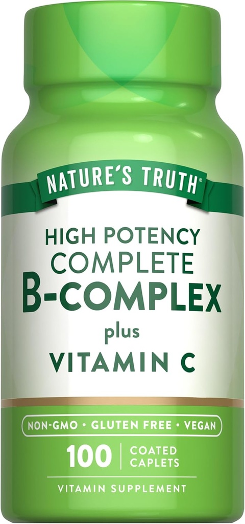 Nature's Truth Vitamin B Complex Plus Vitamin C 