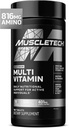 Muscletech Platinum Multivitamins for Men & Women - Multi-Vitamin Supplement for Immune Support - 18 Βιταμίνες & Ορυκτά, Βιταμίνη A C D E B6 B12 - Καθημερινή συμπληρώματα προπόνησης για άνδρες - 180 κάψουλες
