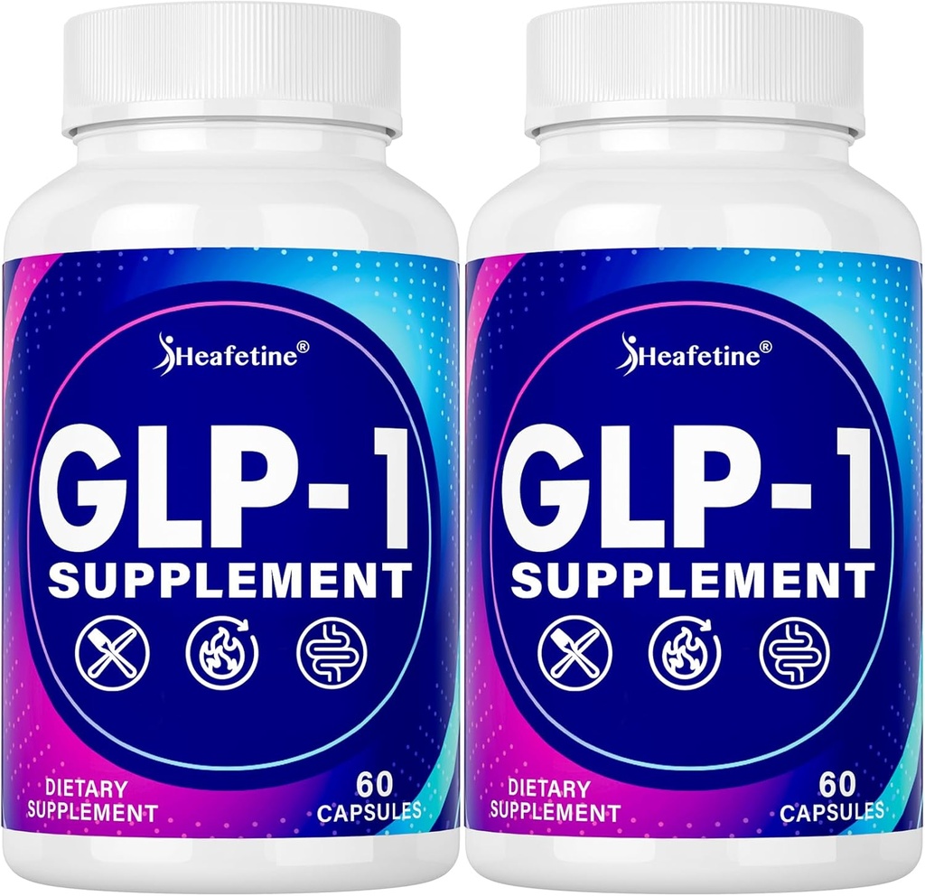 GLP-1 συμπλήρωμα, με φυσικά GLP1 συμπλήρωμα Probiotic για γυναίκες & άνδρες, λυκίσκος & εκχύλισμα πράσινου τσαγιού, GLP 1 συμπληρώματα για τσίχλα, ενέργεια, GLP-1 & συνολική υγεία - 120 κάψουλες