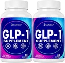 GLP-1 Supplement, Doğal GLP1 Kadınlar ve Erkekler için Probiyotik, Hops & Green Tea Extract, GLP 1 Supplements for Gut, Enerji, GLP-1 & Genel Sağlık - 120 Capsules