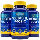 Beslenme Temelleri Kadınlar ve Erkekler için Doğal Lactase Enzyme & Prebiyotik Fiber Digestive Health - 80percent + Gut Health Desteği için Güçlü Tamam - 3 60 Tablet Sayısı