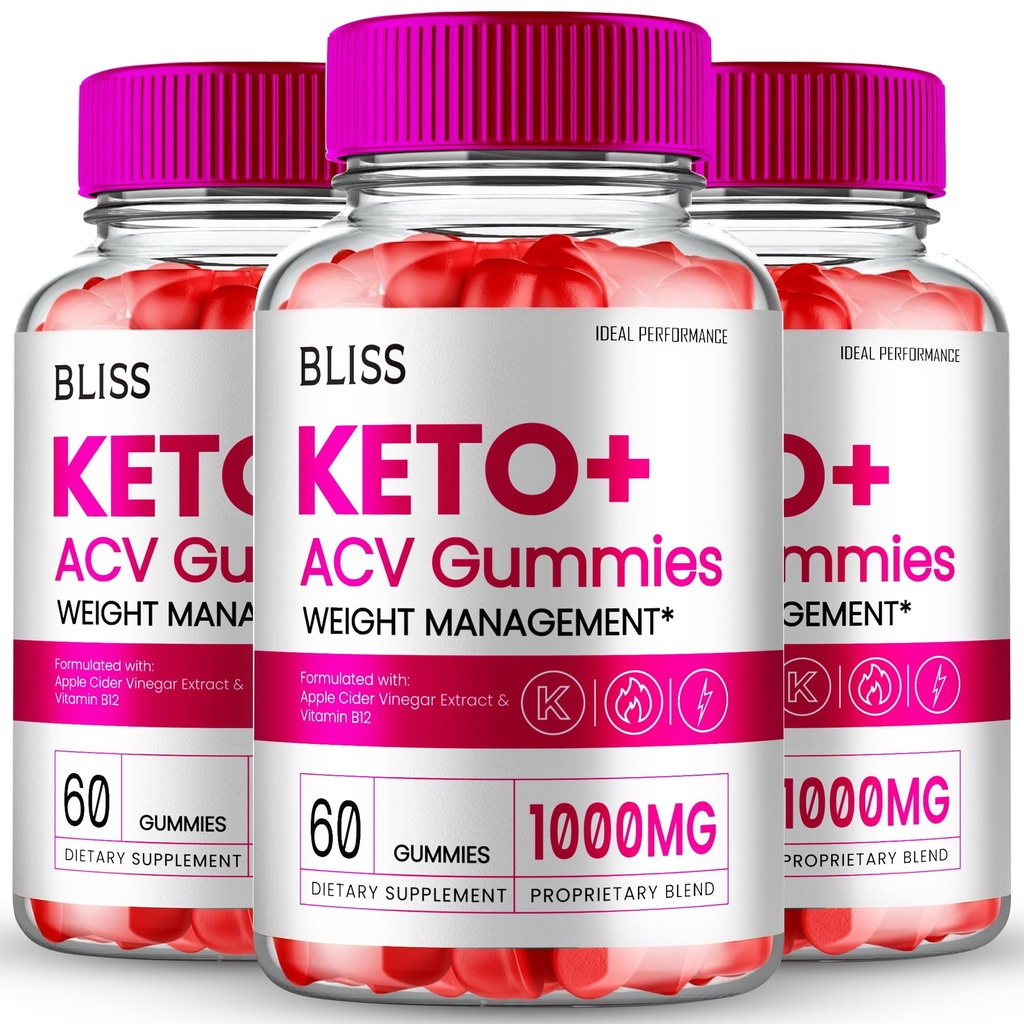 Bliss Keto ACV Gummies, Bliss ACV Supplement Gummies - maksimum Güçlü, BlissKeto+ ACV Gummys, All Natural Support Formula Keto+ACV Gelişmiş Formula Yorumlar (3 Pack)
