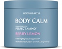 BodyHealth Body Calm PerfectAmino ile gelişmiştir, Erkekler ve Kadınlar için Yüksek Aromatik Supplement, Banyo için Magnezyum Toz, Berry Limon (40 Hizmet)